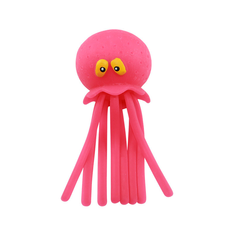 Water Play Decompression Toy Octopus Pinch Music Ocean Animal Children Bath Toy