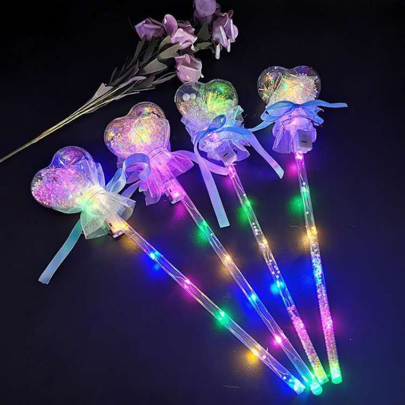 Luminous Fairy Magic Stick with Stars for Concerts & Events