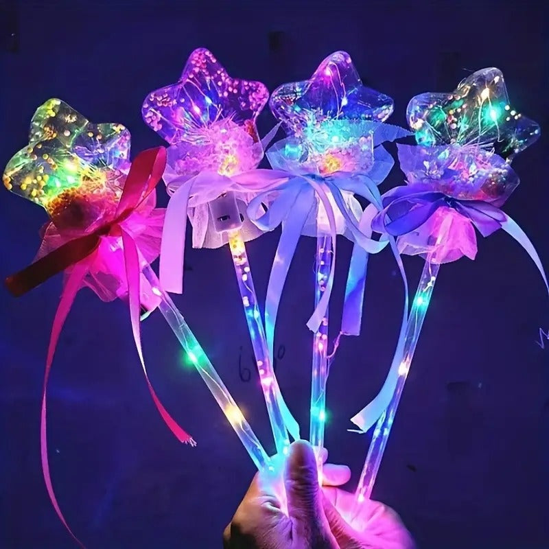 Luminous Fairy Magic Stick with Stars for Concerts & Events