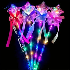 Luminous Fairy Magic Stick with Stars for Concerts & Events