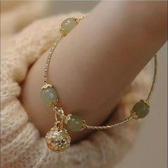 Court And Tai Chi Bell Bangle Bracelet Women's High Sense Personality Gift Year