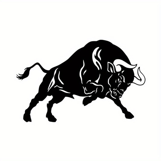 Fine Carving Animal Sticker Bullfighting Car Sticker