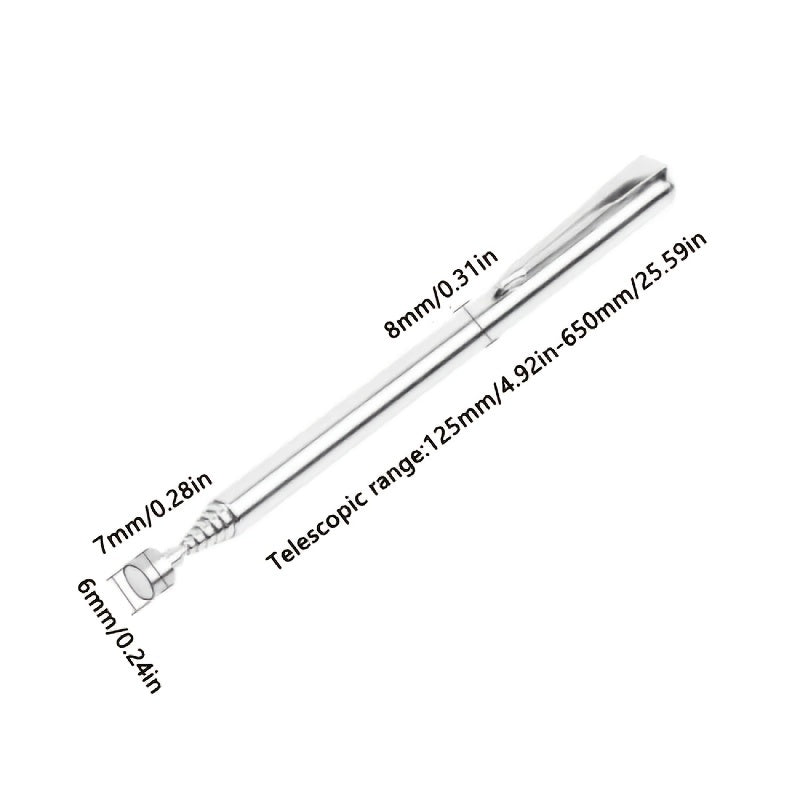 Mini Telescopic Magnetic Magnet Pen For Nut Bolt Pick-Up