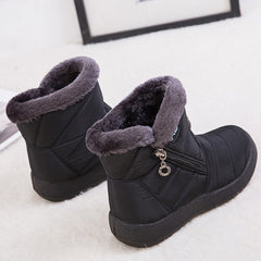 Women's Thermal Snow Boots Waterproof Ankle Boots Fleece Lined