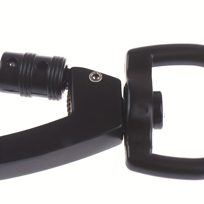 D Buckle Locking Carabiner Swivel Backpack Hook