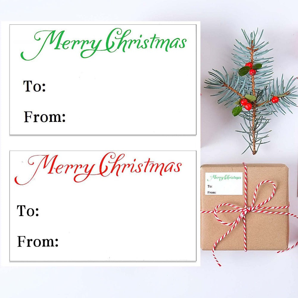 80pcs Merry Christmas Stickers Seals Labels & 5 Large Thank You Stickers