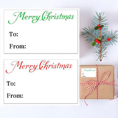 80pcs Merry Christmas Stickers Seals Labels & 5 Large Thank You Stickers