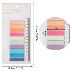 1200 Sheets Sticky Notes Set With Ruler - 60 Colors
