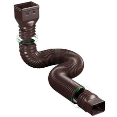 Extend Your Downspout Drainage 152.4 cm Flexible Downspout Extension