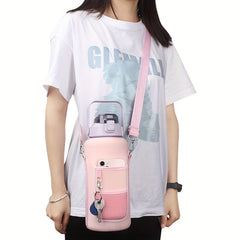 2L 64oz Sports Water Bottle Sleeve Insulated Carrying Bag for Outdoor Activities