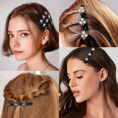 Vintage Crystal Hair Clip Sparkling Hair Accessories for Women and Girls
