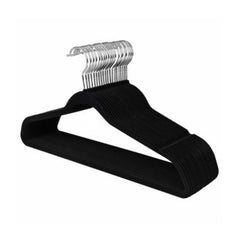 5pcs Non-slip Flocking Coat Hanger for Men's Suits and Coats
