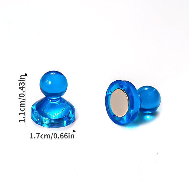 2pcs Multicolor Magnetic Pushpins