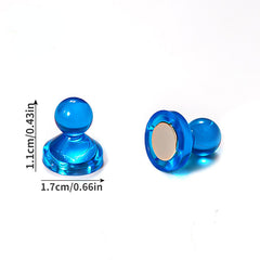 2pcs Multicolor Magnetic Pushpins
