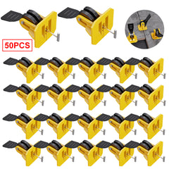 50pcs Reusable Tile Leveler System with Replaceable Steel T Pin