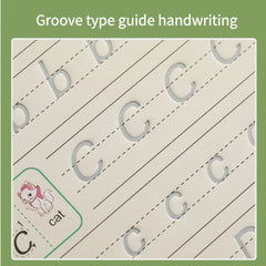4pcs Reusable Magic Practice Copy Book