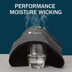 Skull Cap Sweat Wicking Helmet Liner with Ear Covers for Riding Cycling Running