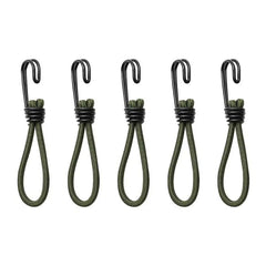Camping Tent Elastic Rope With Hook Fixed Binding Belt