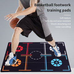 Durable Non Slip Basketball Training Mat, Foldable Agility Equipment