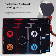 Durable Non Slip Basketball Training Mat, Foldable Agility Equipment