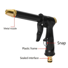 Portable High Pressure Water Hose Nozzle Spray for Garden, Car Washing
