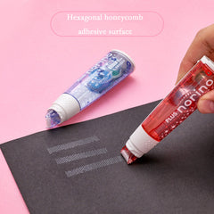Double Sided Adhesive Correction Tape, Colorful Shell, Convenient to Carry