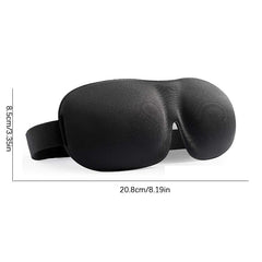 3D Contoured Blackout Eye Mask Breathable for Travel Rest Yoga