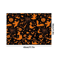 1pc Halloween Party Placemats Linen Insulated Placemat