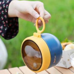 Plastic Thermal Lunch Box Insulated Lunch Cup for Camping Picnic Food Container