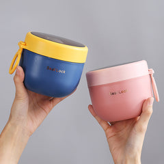 Plastic Thermal Lunch Box Insulated Lunch Cup for Camping Picnic Food Container