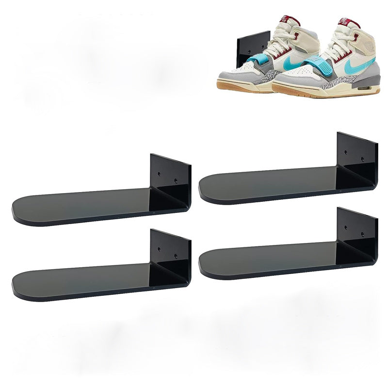 Floating Shoe Display Rack Acrylic Sports Shoes Storage Organizer