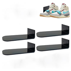 Floating Shoe Display Rack Acrylic Sports Shoes Storage Organizer