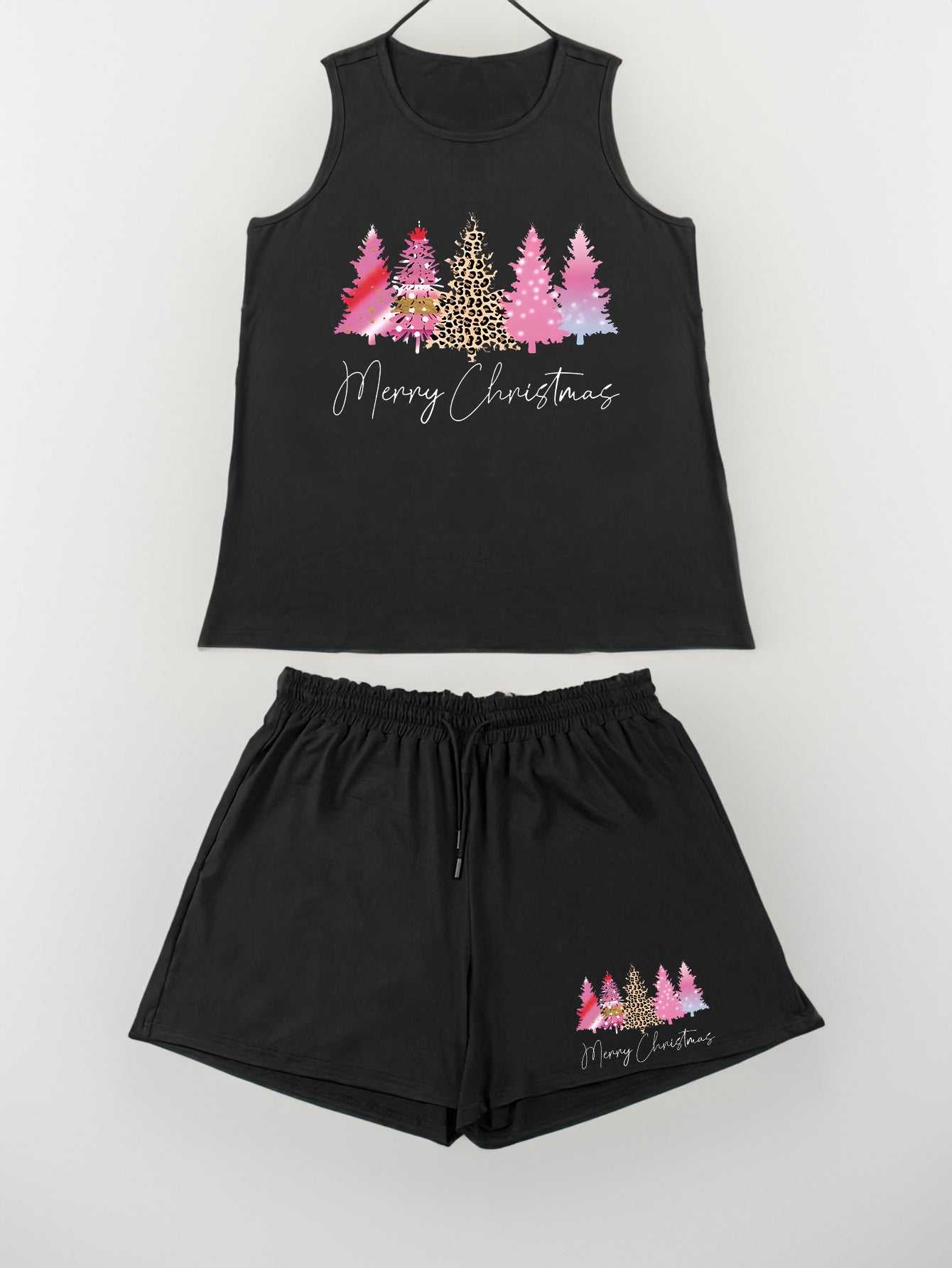 Christmas Lounge Set Tank Top & Shorts