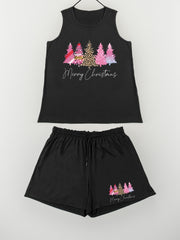 Christmas Lounge Set Tank Top & Shorts
