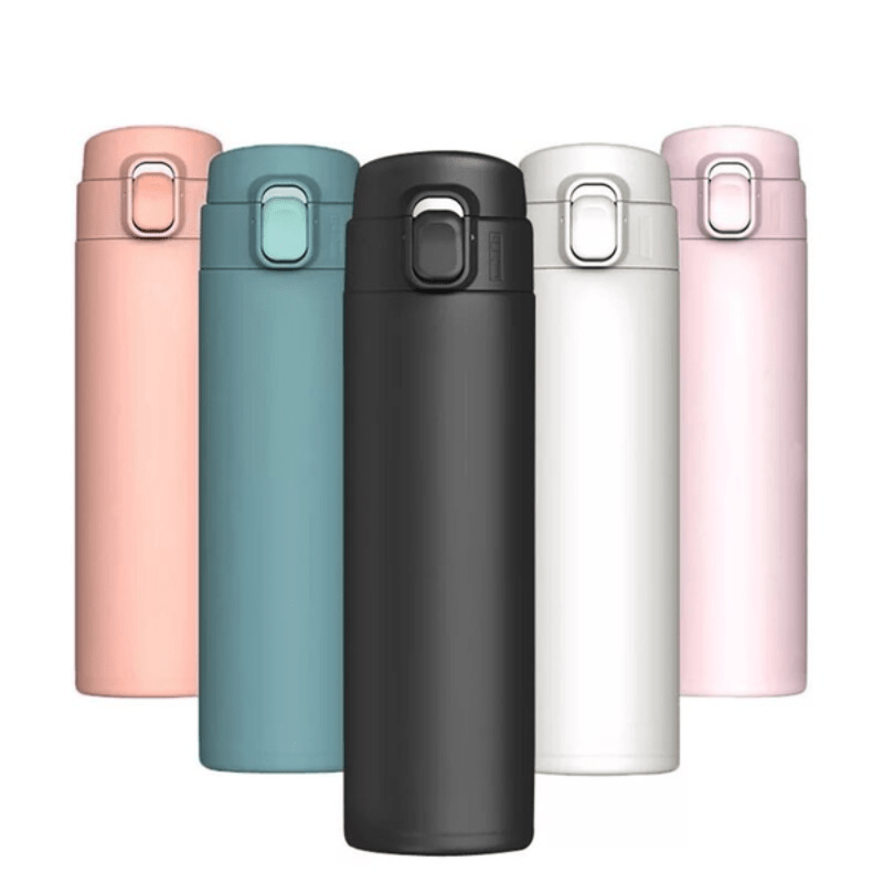 Portable Vacuum Flask Insulated Water Bottle Leak Proof Double Walled