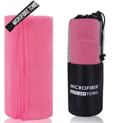 Quick Dry Sports Towel with Storage Bag - 2 Sizes