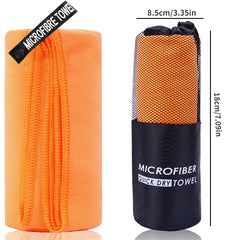 Quick Dry Sports Towel with Storage Bag - 2 Sizes