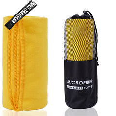 Quick Dry Sports Towel with Storage Bag - 2 Sizes