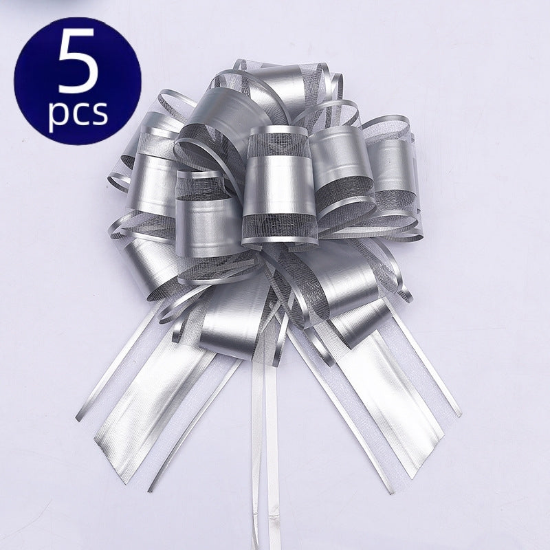 5pcs Colorful Metallic Bouquets for Gift Packaging