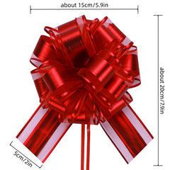 5pcs Colorful Metallic Bouquets for Gift Packaging