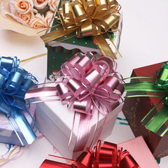 5pcs Colorful Metallic Bouquets for Gift Packaging