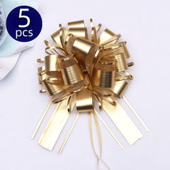 5pcs Colorful Metallic Bouquets for Gift Packaging