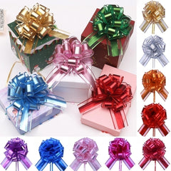 5pcs Colorful Metallic Bouquets for Gift Packaging
