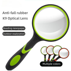 10X Magnifying Glass For Kids Seniors Handheld Reading Magnifier 50mm