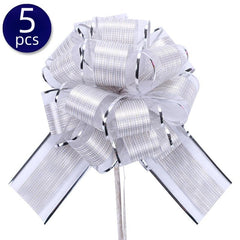 5pcs Large Leather Pattern Hand Pull Flower Ball High end Gift Packaging
