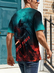 Men's 3D Knightly Power Graphic T shirt