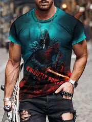 Men's 3D Knightly Power Graphic T shirt