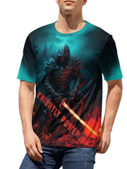 Men's 3D Knightly Power Graphic T shirt