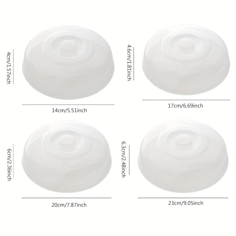Thickened Microwave Oven Heating Splash Cover Round Bowl Cover