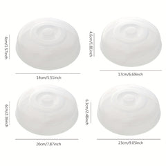 Thickened Microwave Oven Heating Splash Cover Round Bowl Cover